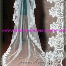 Hot Sales One Layer 3 Meters Cathedral Lace Wedding Veil /Wedding Dress Accessories(VL006)