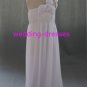 Fashion One Shoulder Custom Made Real Picture Maternity Wedding Dress/ Pregnant Dress(MD008)