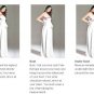 Fashion One Shoulder Custom Made Real Picture Maternity Wedding Dress/ Pregnant Dress(MD008)