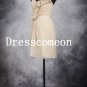 Champange Evening Dress A-line Chiffon Prom Dress MD019