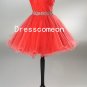 Empire Cut Short Prom Dress/Cocktail Dresses with Beaded Waistline (MD050)