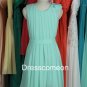 Short Scoop Chiffon Bridesmaid Dress,Short Summer Dress