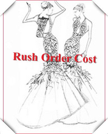 Rush order cost// extra cost for new dress