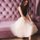 Sexy Two Piece Halter Tulle Short Sleeveless A-Line Homecoming Dress H11
