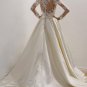 Charming Lace Sweetheart Neck Long Sleeves Wedding Dress W04