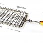 Fish & Vegetable Basket - Brazilian Skewer for BBQ 28" - Professional Grade