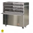 BRAZILIAN CHARCOAL GRILL FOR BBQ  38 SKEWERS - NSF CERTIFIED - PROFESSIONAL GRADE