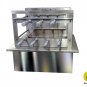 Brazilian BBQ Charcoal Grill with Firebox - 7 Skewers - Oca-Brazil