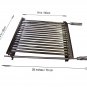 Brazilian Griddle with Fat Tray - Super Heavy Duty - Stainless Steel