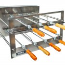 Brazilian BBQ Charcoal Grill - 07 Skewers - Rotisserie System - Oca-Brazil