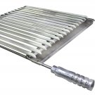 Brazilian Griddle  with Fat Tray -  Professional Grade - Stainless Steel