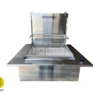 Double-Decker Griddles with Firebox - Charcoal Grill - Oca-Brazil