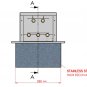 Brazilian BBQ Charcoal Grill with Firebox - 5 Skewers - Oca-Brazil