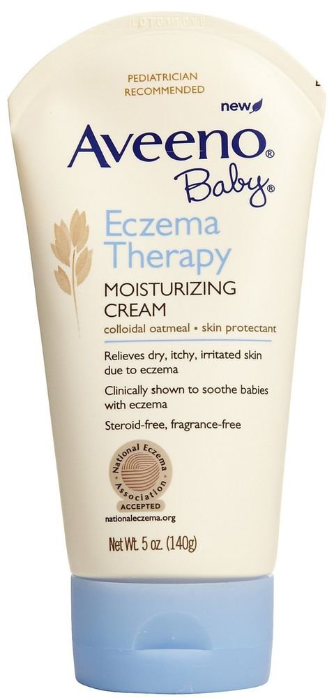 Aveeno Baby Eczema Therapy Cream, Fragrance Free 5 oz (140 g)