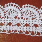 Vintage towel edge - hand crochet lace