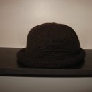 Crochet brown hat