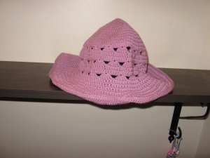 Crochet sun hat