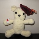 Amigurumi graduation bear with diploma