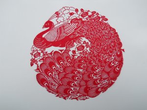 phoenix paper cut