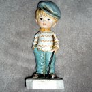 Vintage 1971 Fran Mar Moppets "I Love You" Boy Figurine