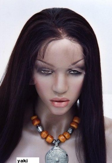 16" Yaki Full Lace Wig Indian Remy