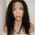 16" Jerri Curl Full Lace Wig Indian Remy