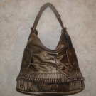 DESIGNER  INSPIRED METALLIC BRONZE-GOLD HANDBAG~ RV:$60