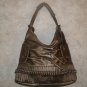 DESIGNER  INSPIRED METALLIC BRONZE-GOLD HANDBAG~ RV:$60