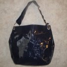 DESIGNER INSPIRED BIG BLUE CROC EMBOSSED BAG! $60