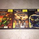 Ratchet & Clank Playstation 2 Lot Going Commando Deadlocked Up Your Arsenal