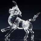 Godinger crystal bull figurine ornament sculpture