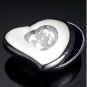 Godinger Silver Plated Floating Diamonds Heart Shape Jewelry Box