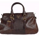 Brown Prada Leather Handbag