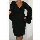 Escada $2,750 couture ruched black silk dress, 36 Escada $2,750 couture ruched black silk dress, 36