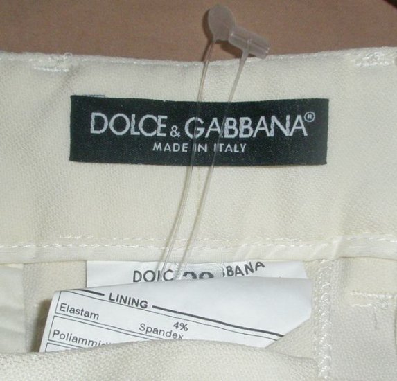 Dolce & Gabbana Black Label New W/O Tag Low Rise Pants