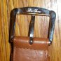 Loro Piana NEW Gorgeous leather belt with silver buckle