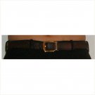 Salvatore Ferragamo brown belt gold metal buckle, 32