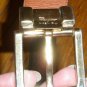 Salvatore Ferragamo brown belt gold metal buckle, 32