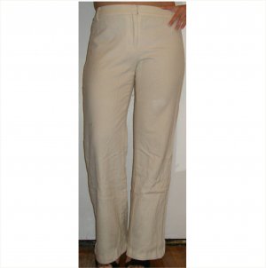 Bill Blass ultra classic ivory wool pants, 4