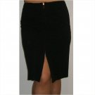 Emporio Armani double zip ruched top black skirt, 42