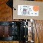 $495 D Squared woven leather double prong brown belt, 2