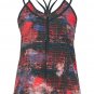 Lija Women's Floating Double Strap Tank Top, Med