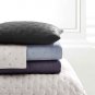 NEW Vera Wang Luster Standard Sham Pastel Grey