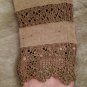 Escada crochet trim pure cashmere sweater