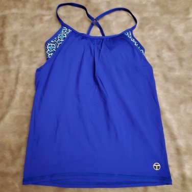 Worn once Trina Turk Recreation blue bra and tank