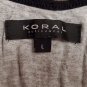 Worn once Koral Gray double time tank w inner bra