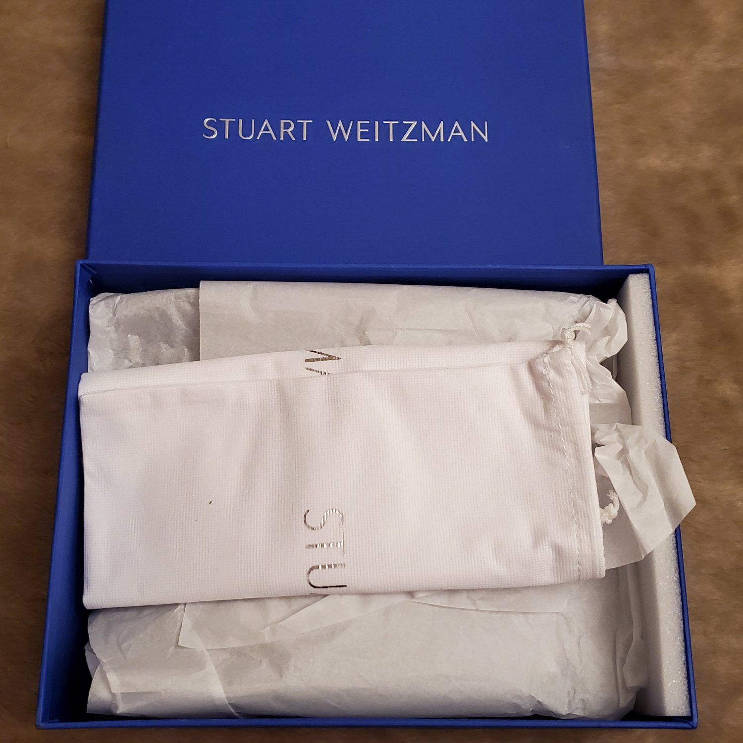 New Stuart Weitzman MIRA Mule bootie in box