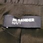 Jil Sander Classic black 2-button blazer with beading