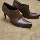 Prada buttery soft leather ankle booties
