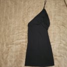 NEW tags Rick Owens asymmetrical ruched side slip dress